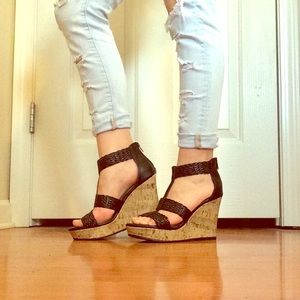 Braided Wedge Sandals